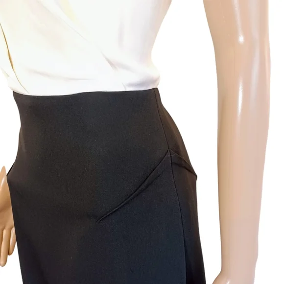 LK Bennett Black Ribbon Dress Size 10 - Picture 6 of 12